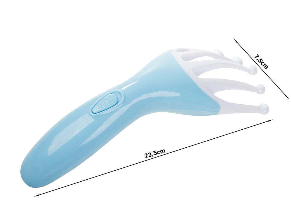 Galvos masažuoklis grėblys plaukų augimo vibracija