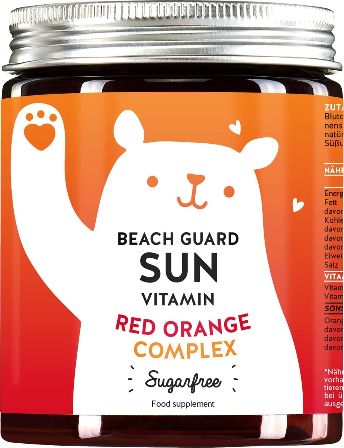 Bears With Benefits Beach Guard Sun Red Orange maisto papildai 150 g