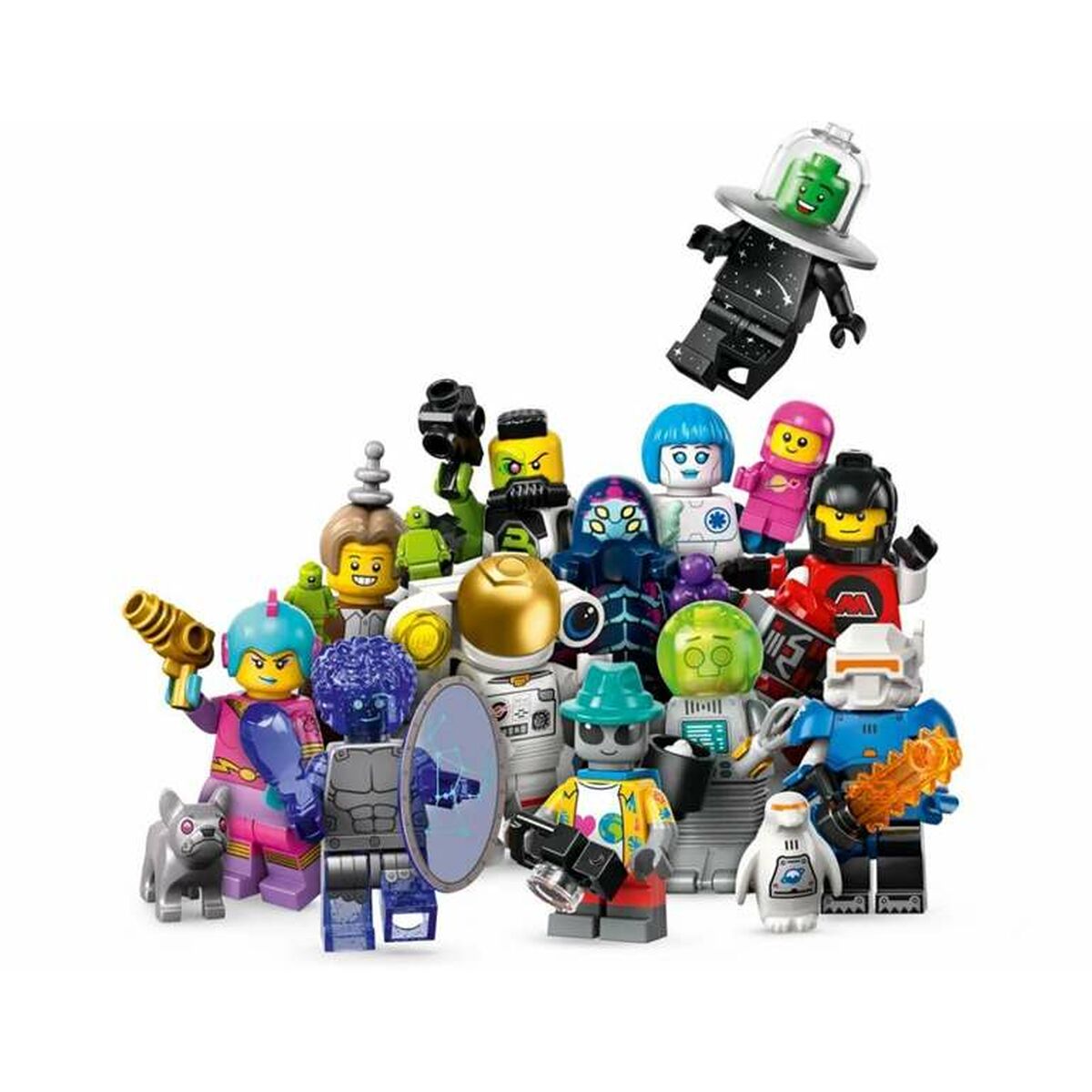 Statybos rinkinys Lego Minifigures Space 2 2024 V110 Statulėlė 1 Dalys