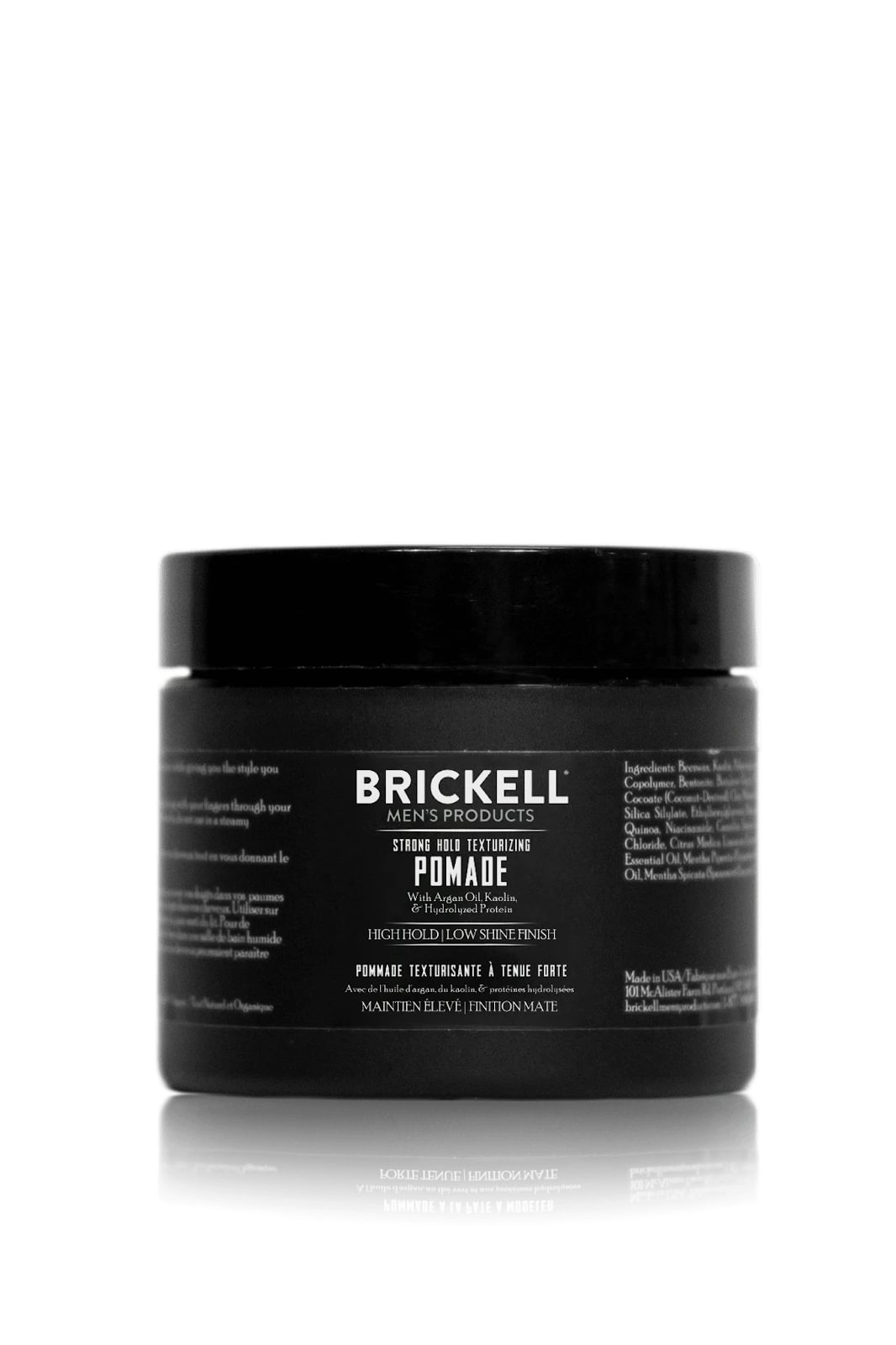 Brickell Men's Strong Hold Texturizing plaukų formavimo pomada 59 ml