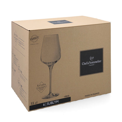 Stiklinių rinkinys Chef&Sommelier Sublym Eco Skaidrus stiklas 550 ml (6 vnt.)