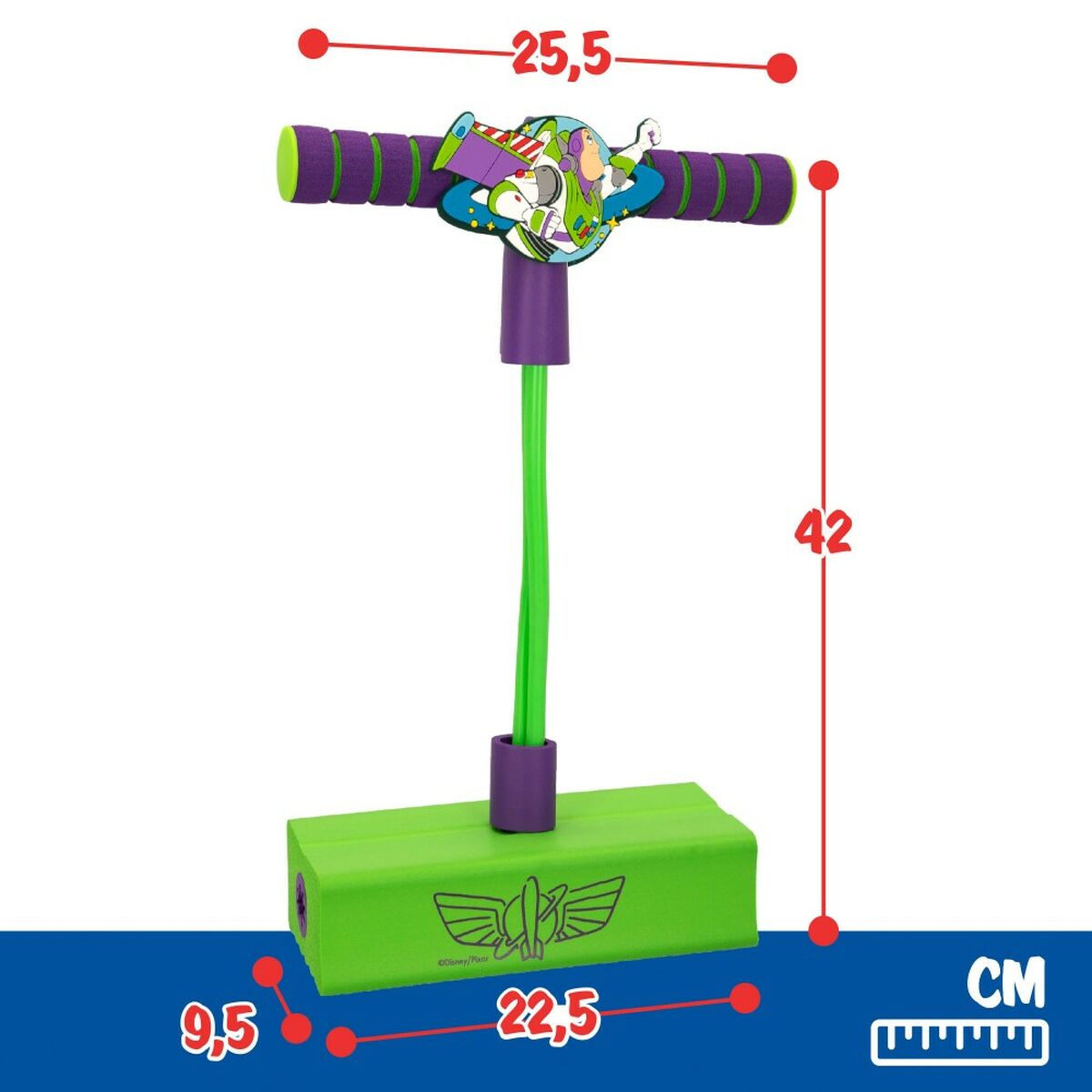 Šokdyklė Toy Story 3D Žalia Vaikiškas (4 vnt.)