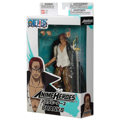 Veiklos rodikliai One Piece Bandai Anime Heroes: Shanks 17 cm