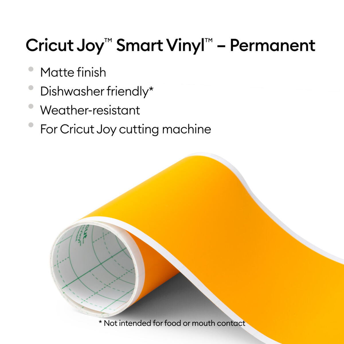 Ilgalaikis vinilas, skirtas pjovimo ploteriui Cricut 2009837 Geltona