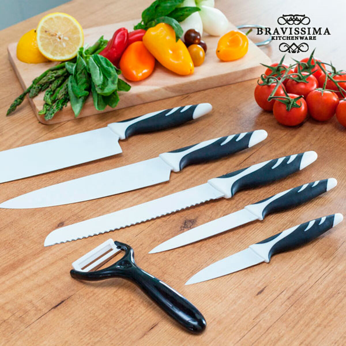 Peilių rinkinys Bravissima Kitchen Swiss Chef (6 pcs)