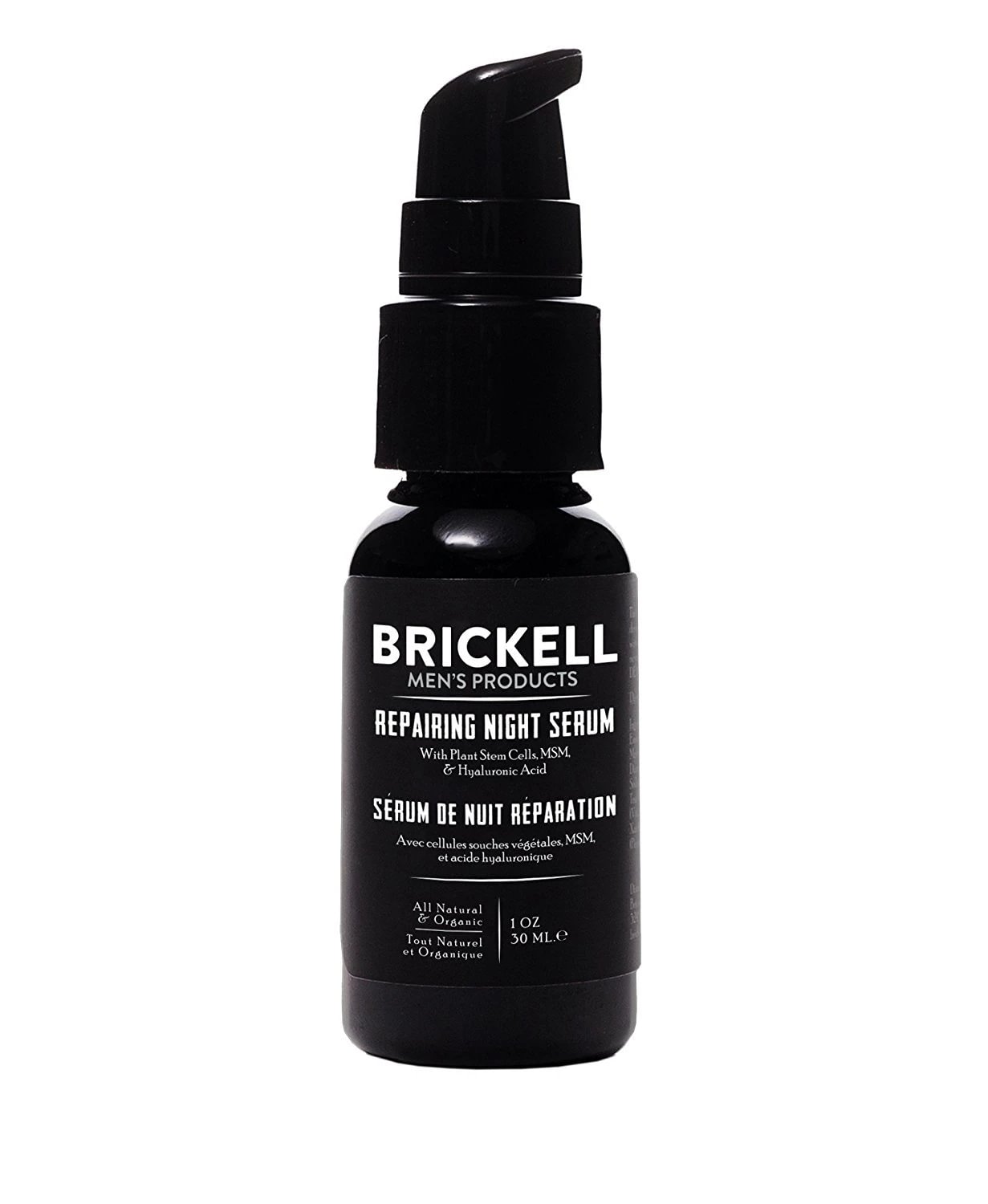 Brickell Men's Anti Aging Repairing Night Face serumas 30 ml