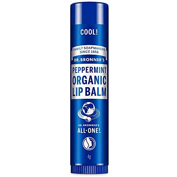 Dr. Bronner's Organic Peppermint lūpų balzamas 4 g