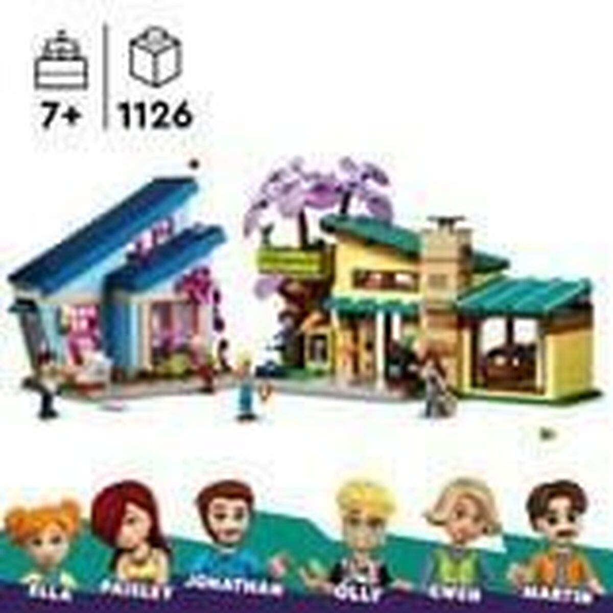 Playset Lego 42620 Olly and Paisley Family Homes