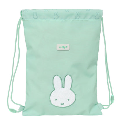 Kuprinė su virvutėmis Miffy Menta Mėtos 26 x 34 x 1 cm