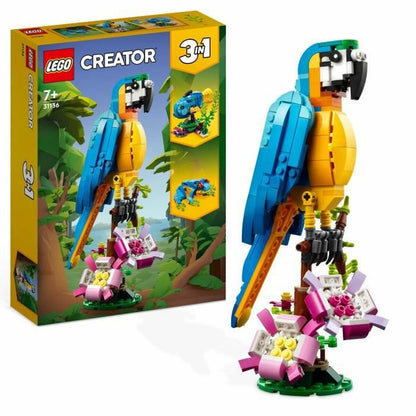 Statybos rinkinys Lego Creator 31136 Exotic parrot with frog and fish 3 viename 253 Dalys