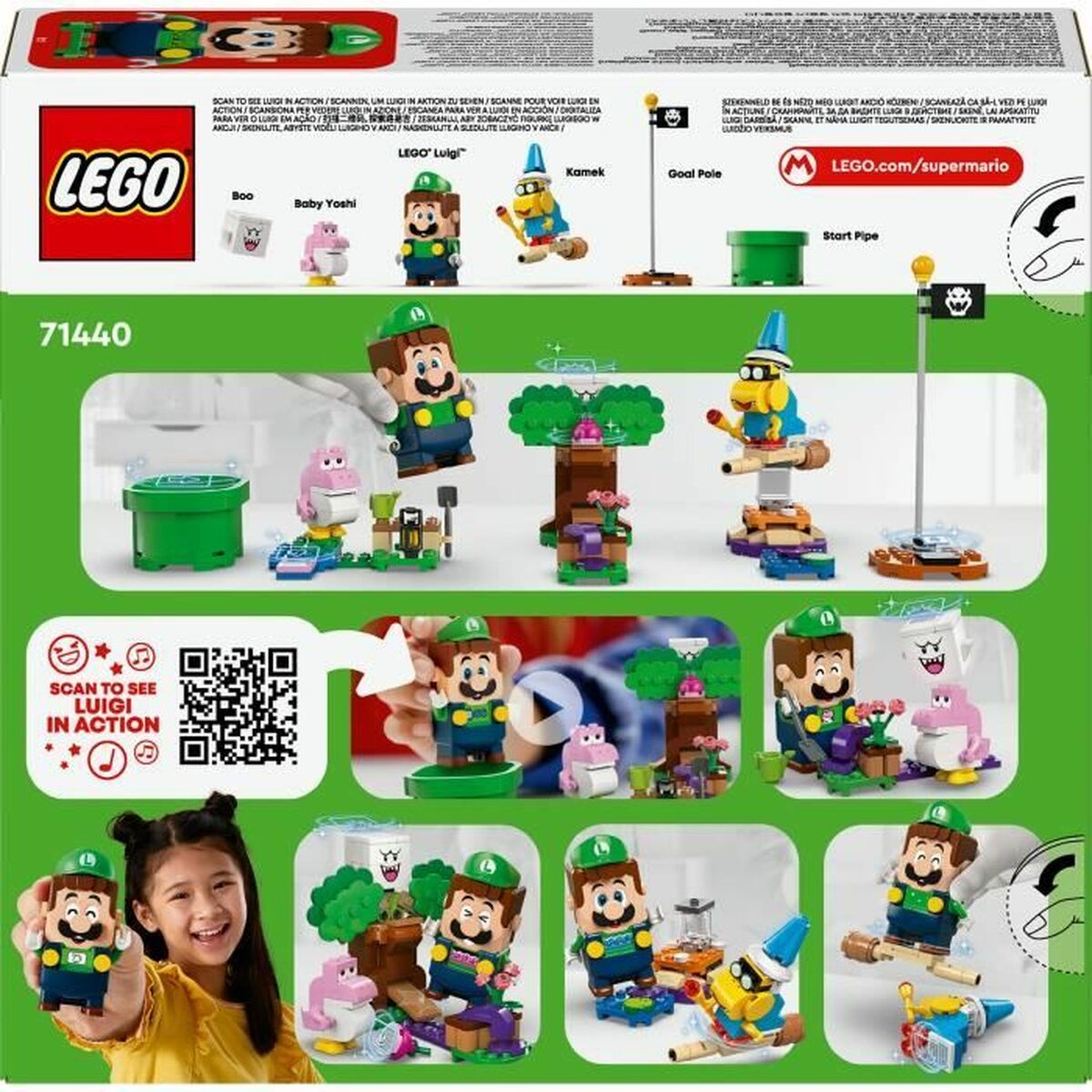 Statybos rinkinys Lego 71440 Adventures with LEGO Luigi Interactive Spalvotas