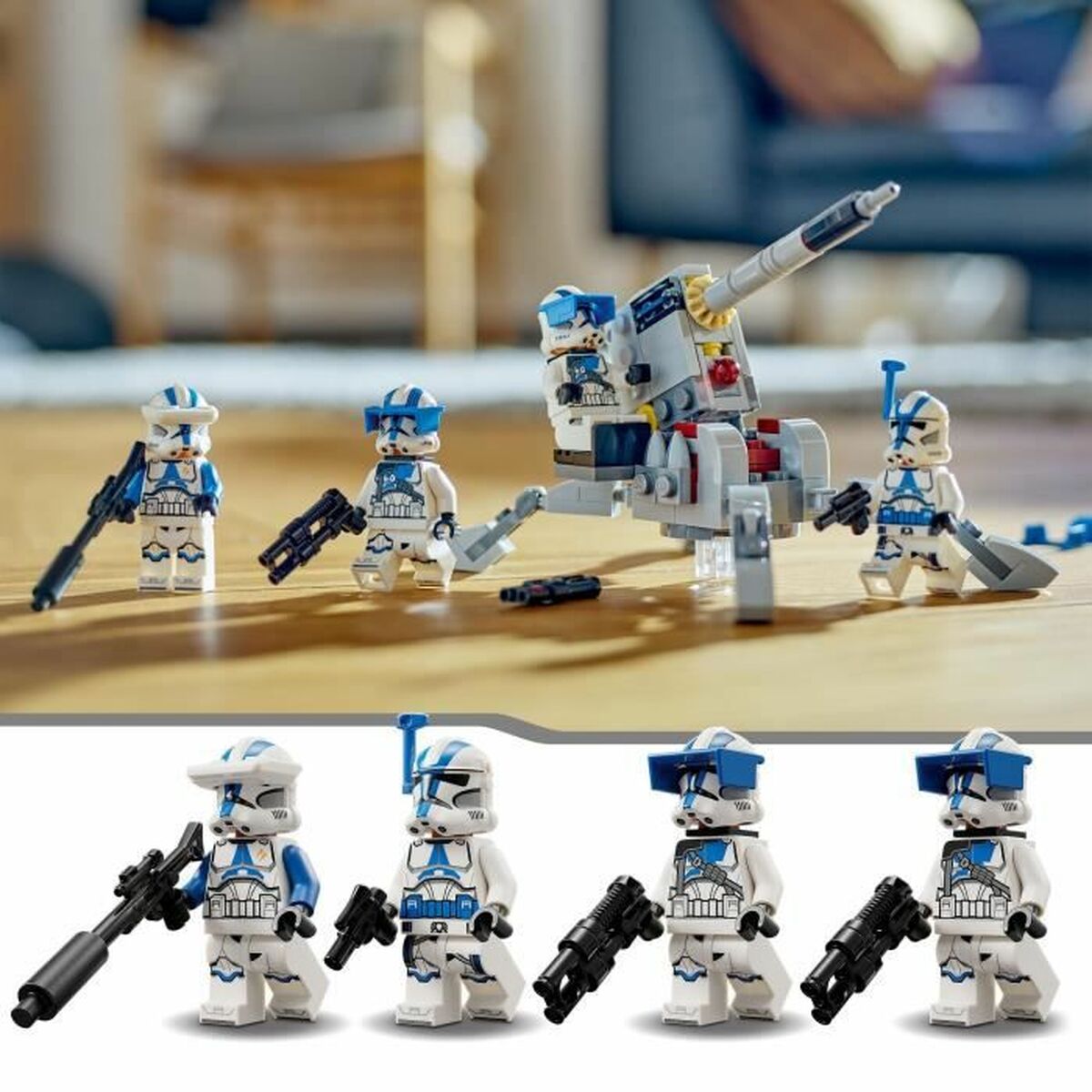 Statybos rinkinys Lego Star Wars 75345 Fighting Pack of the Troopers Clone of the 501st Legion