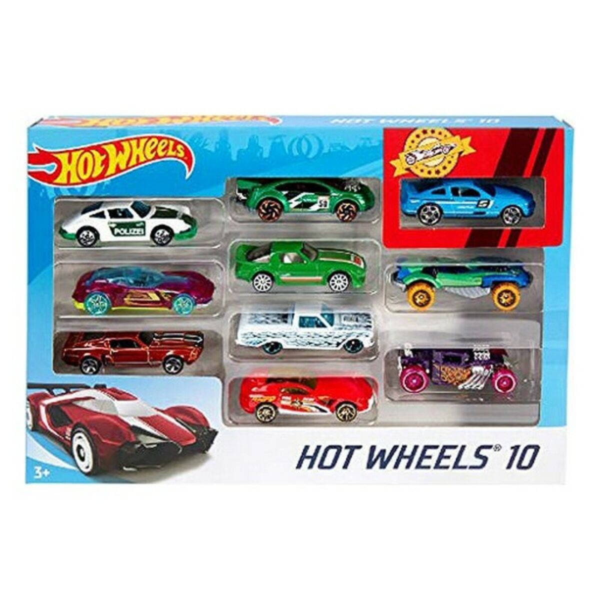 Transporto priemonių žaidimo rinkinys Hot Wheels 54886 Spalvotas