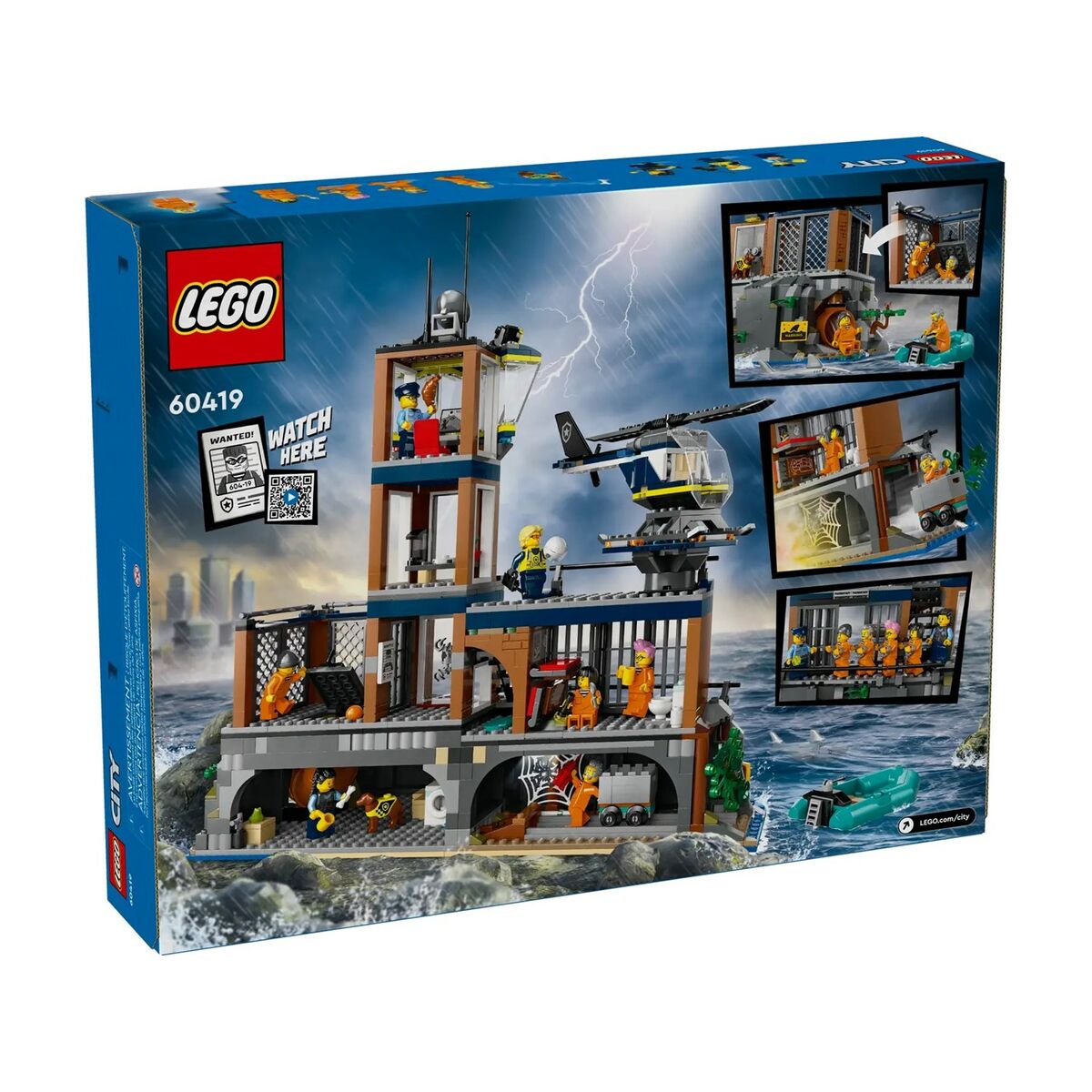 Statybos rinkinys Lego 60419 Police Station Island Spalvotas 980 Dalys