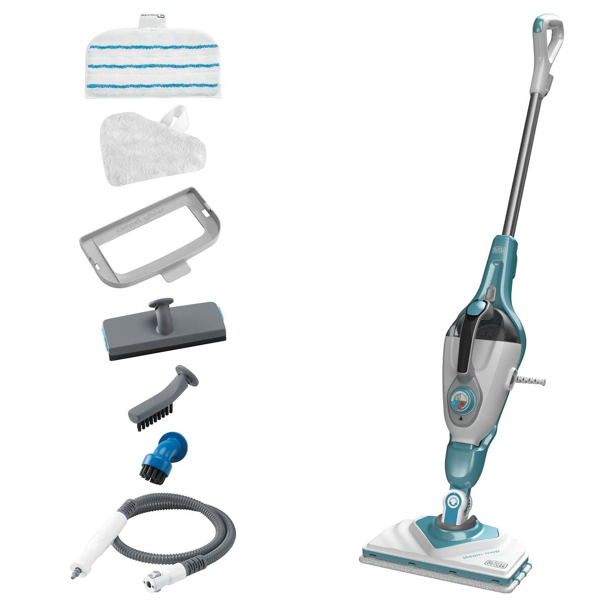 Garų siurblys Black & Decker Steam-Mop 500 ml 1600 W