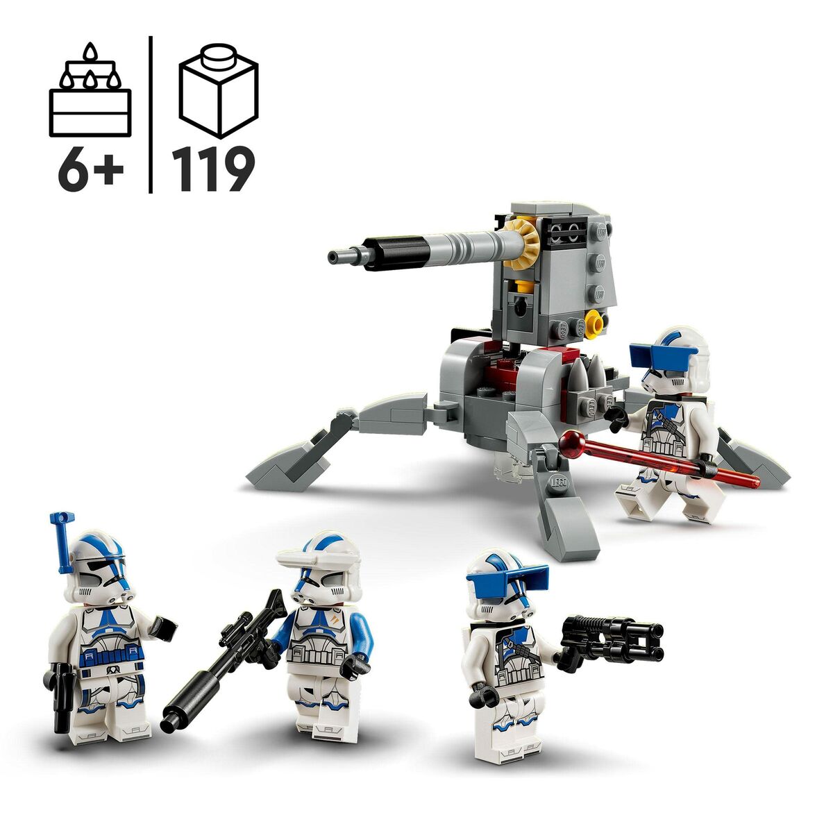 Statybos rinkinys Lego Star Wars 75345 Fighting Pack of the Troopers Clone of the 501st Legion