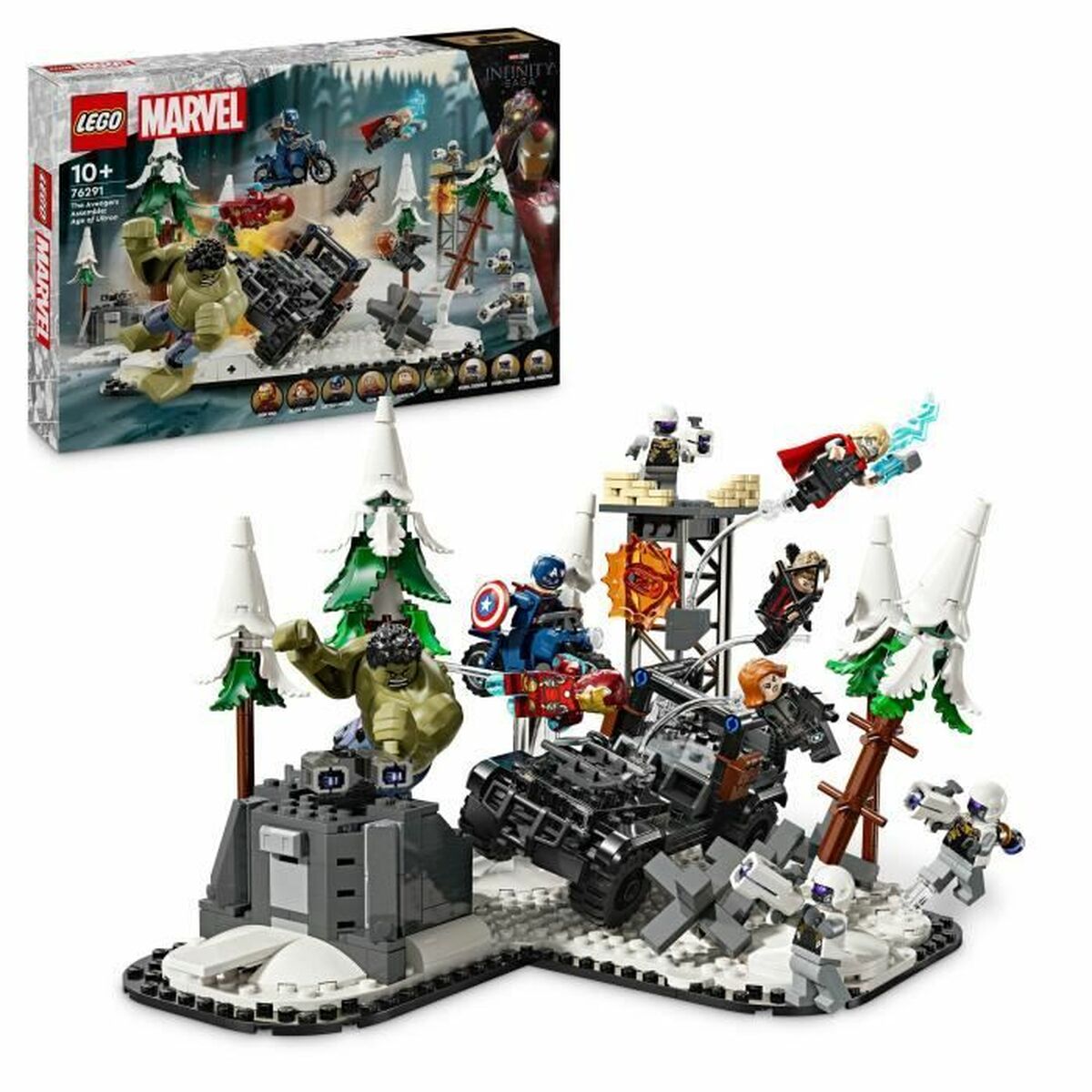 Statybos rinkinys Lego 76291 Avengers Assemble: Age of Ultron 613 Dalys