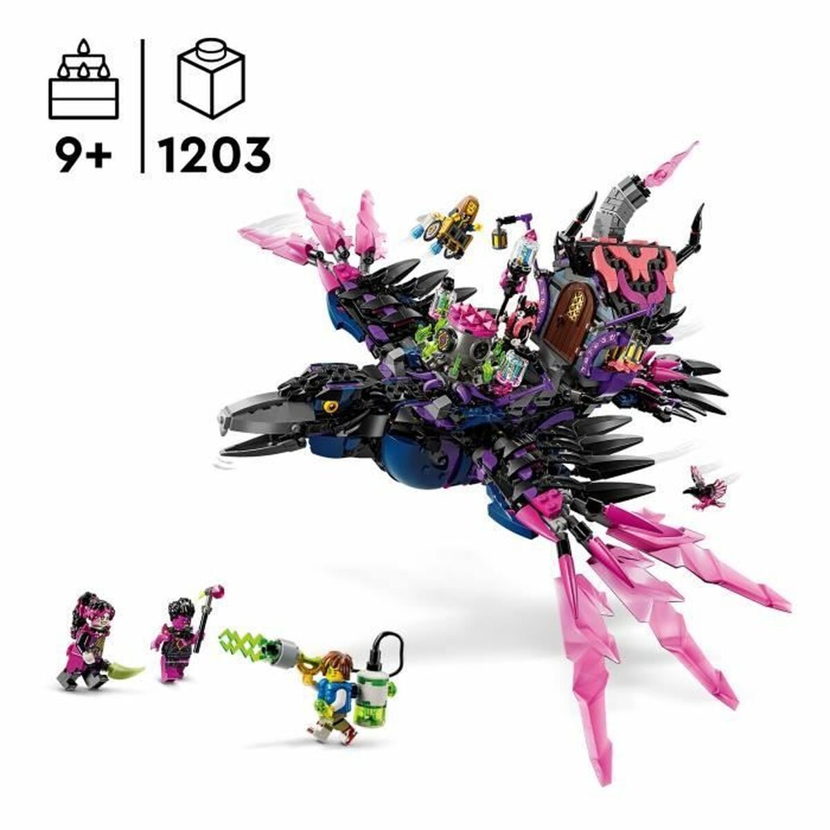 Statybos rinkinys Lego Nightmare Witch's Midnight Raven Spalvotas