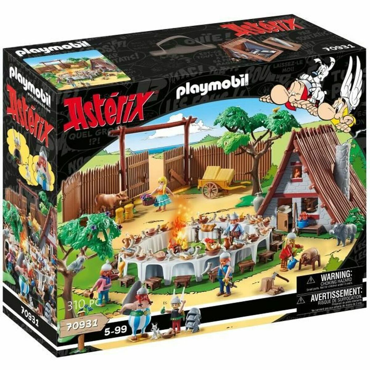 Playset Playmobil 70931 Astérix Miestelis