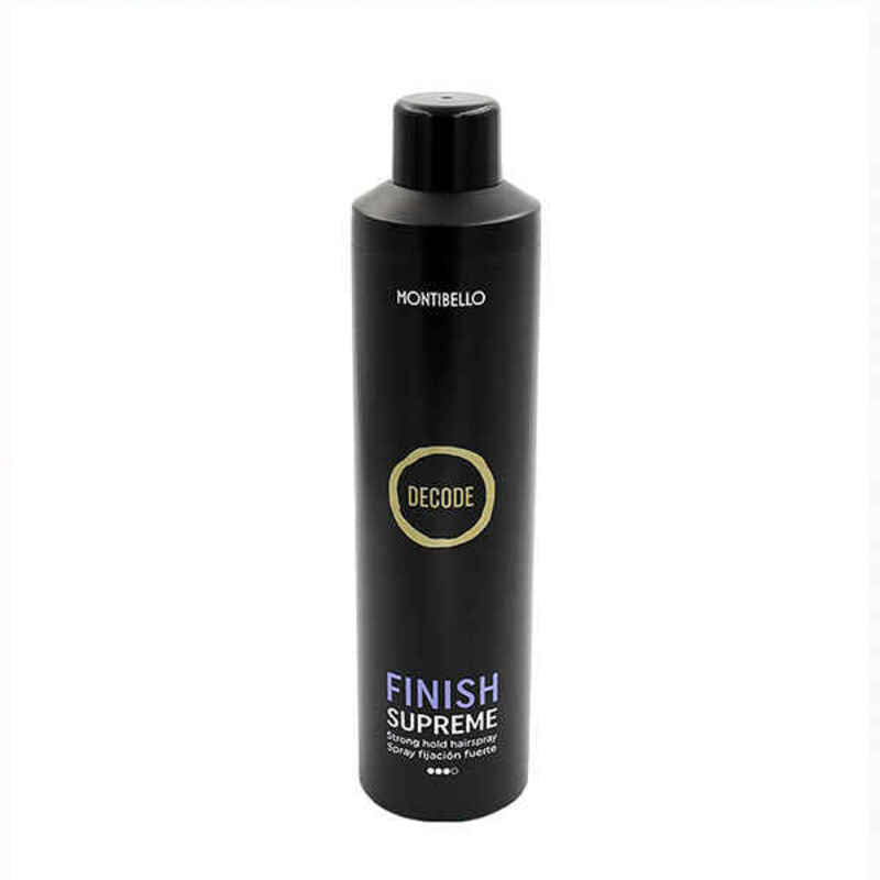 Itin tvirtas plaukų lakas Decode Finish Supreme Montibello (400 ml)