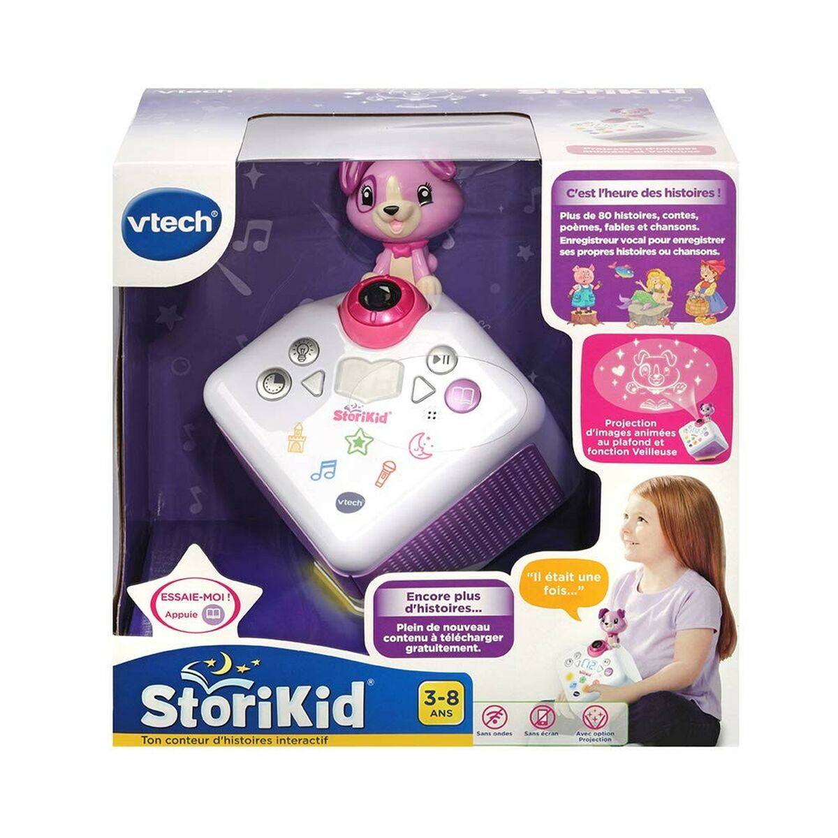 Žadintuvas Vtech Storikid Projektorius