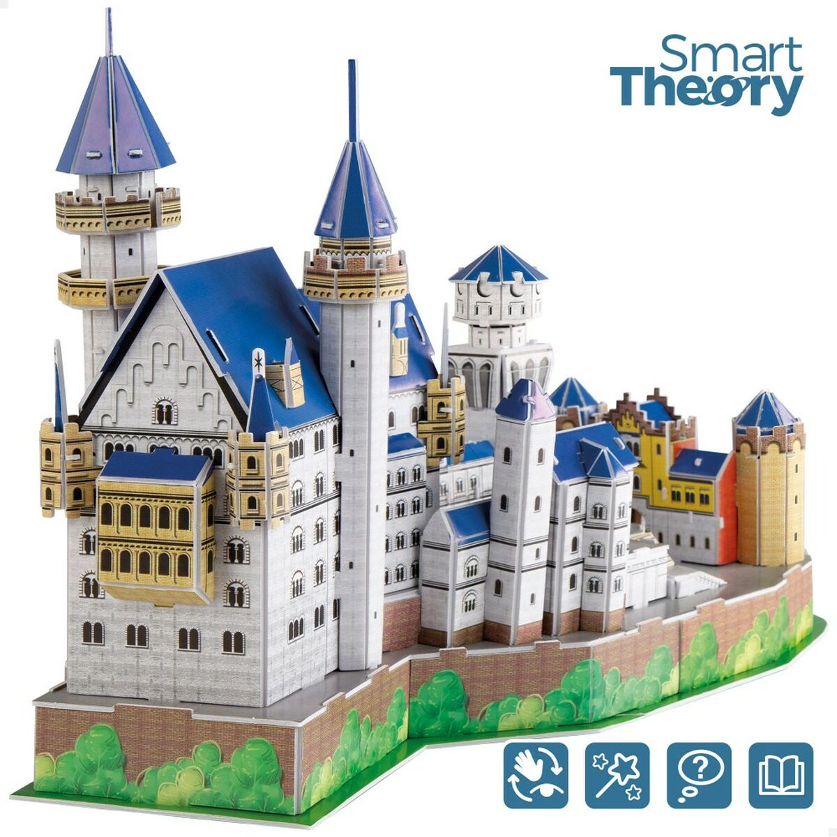 3D Puzlė Colorbaby New Swan Castle 95 Dalys 43,5 x 33 x 18,5 cm (6 vnt.)