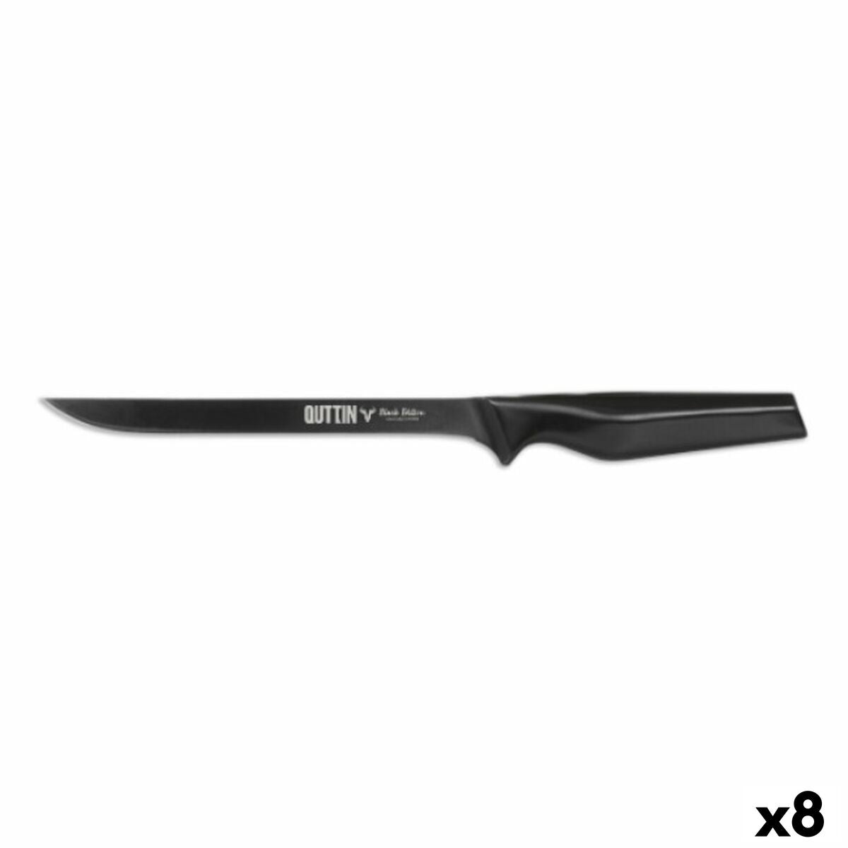 Kumpio peilis Quttin Black Edition 16 cm 8 vnt.