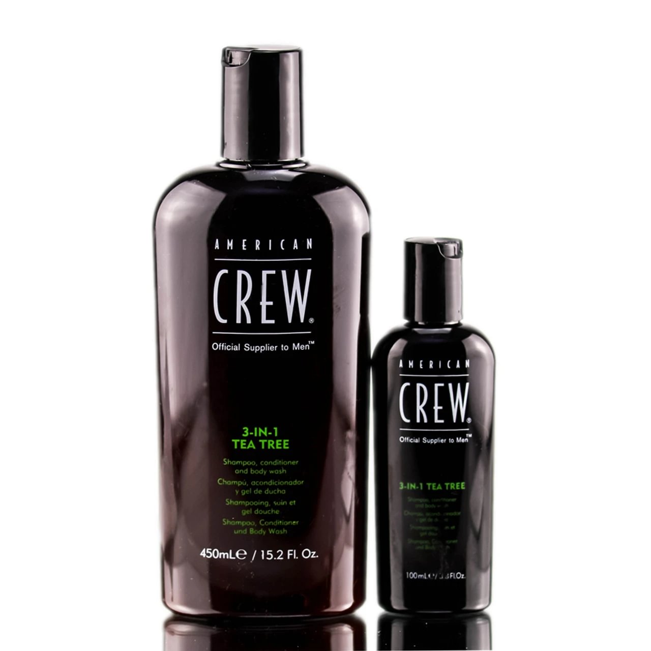 American Crew 3in1 Tea Tree šampūnas, kondicionierius ir kūno prausiklis 100 ml