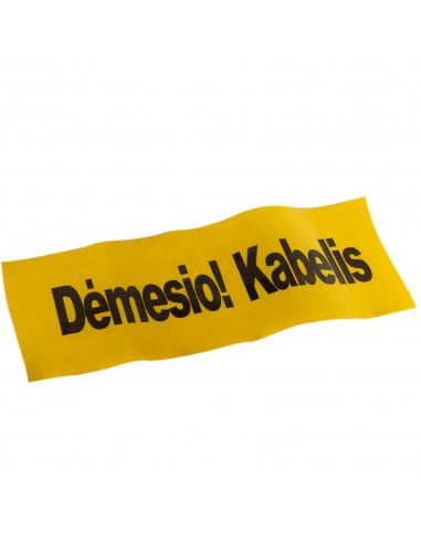 Signalinė juosta "Kabelis" 0.15mm x 250mm (100m)
