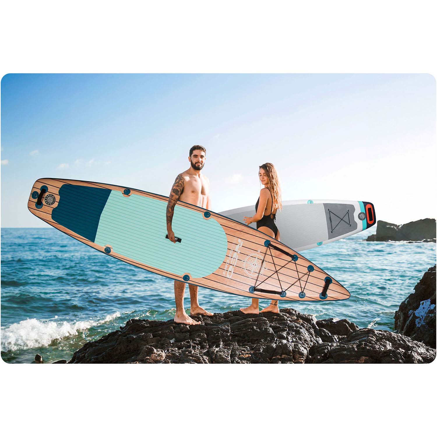 350 x 81 x 15 cm Neo-Sport 170304 SUP Reefbreak plokštė