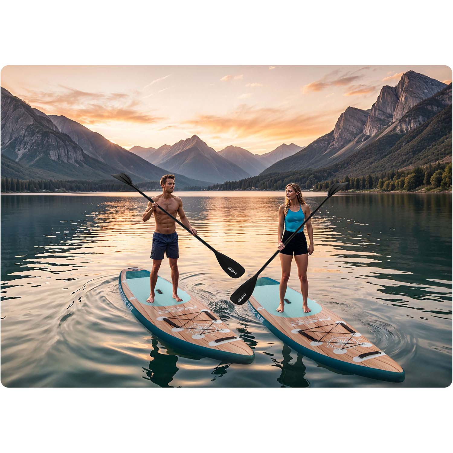 350 x 81 x 15 cm Neo-Sport 170304 SUP Reefbreak plokštė