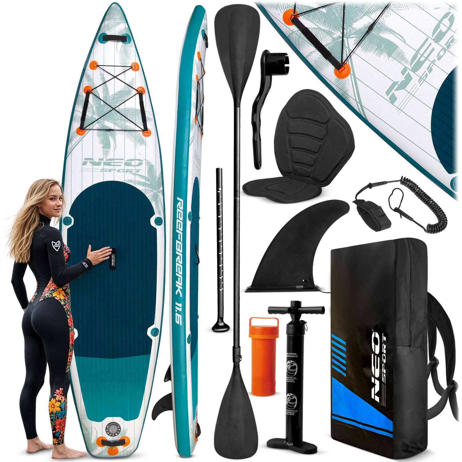 350 x 81 x 15 cm Neo-Sport 170305