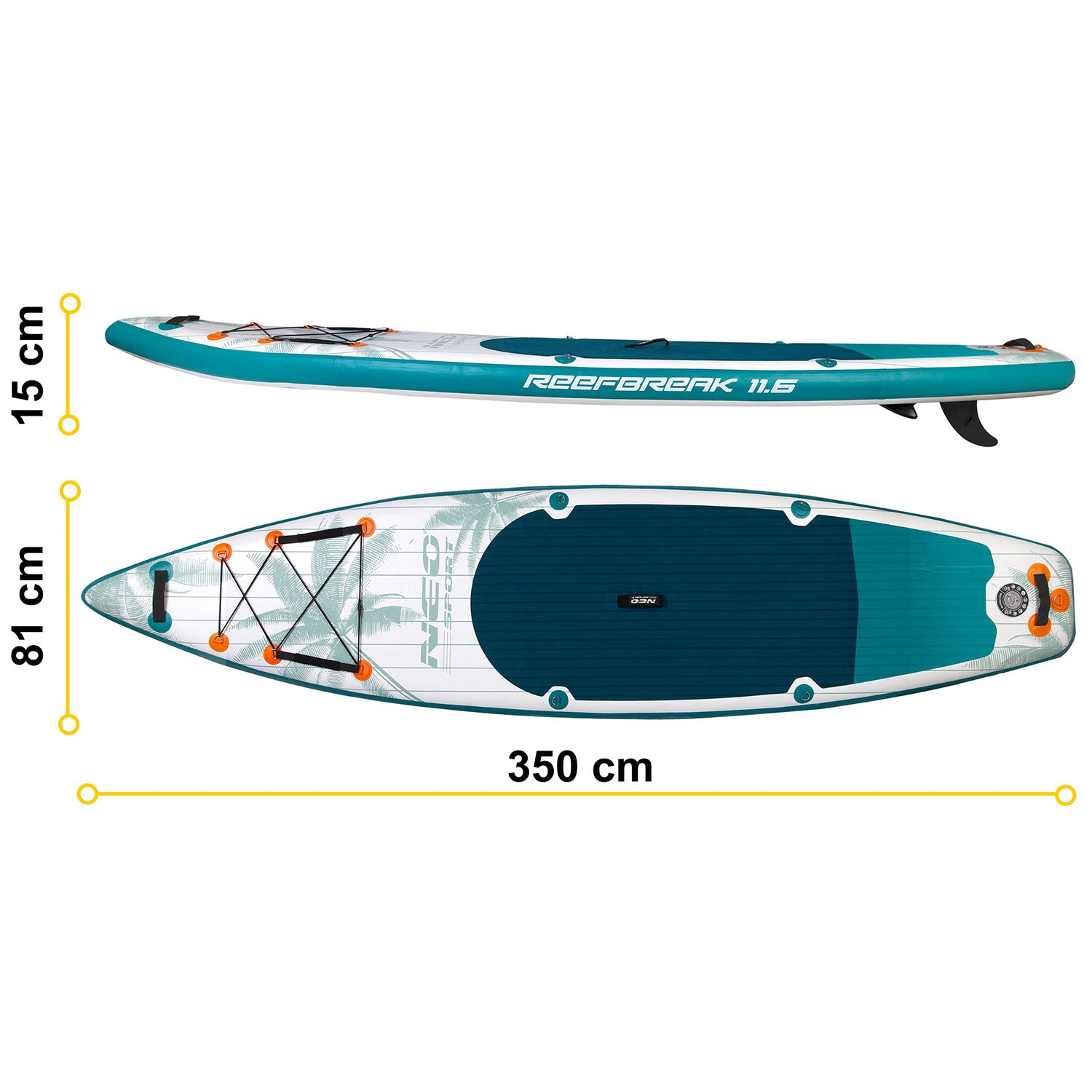 350 x 81 x 15 cm Neo-Sport 170305