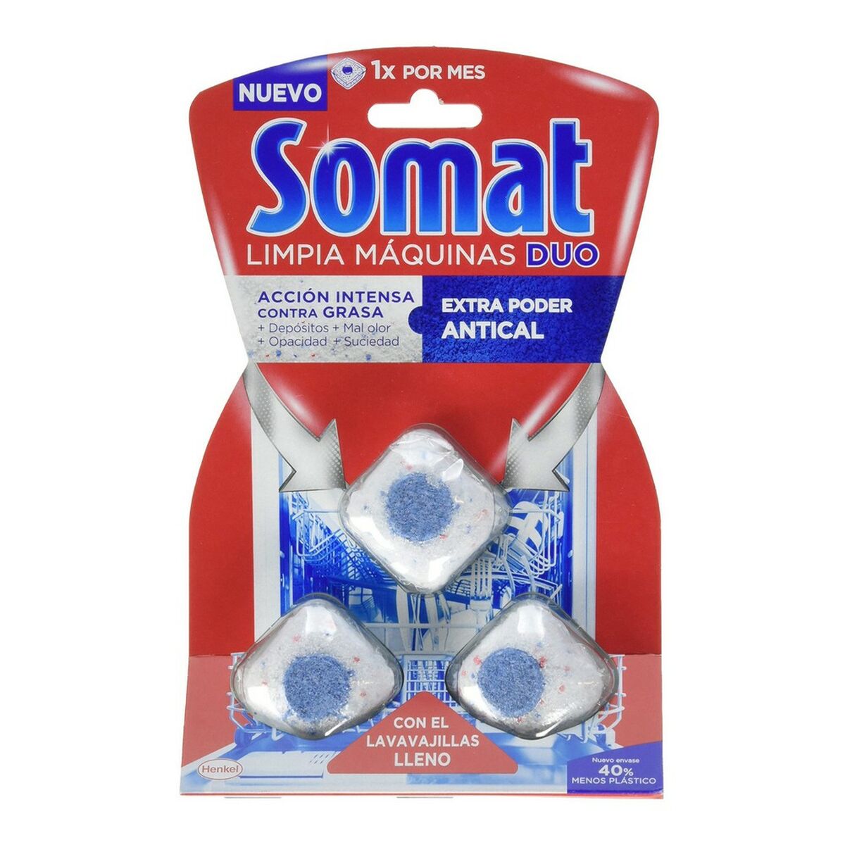 Indaplovės tabletės Somat 164904 125 ml 40 g