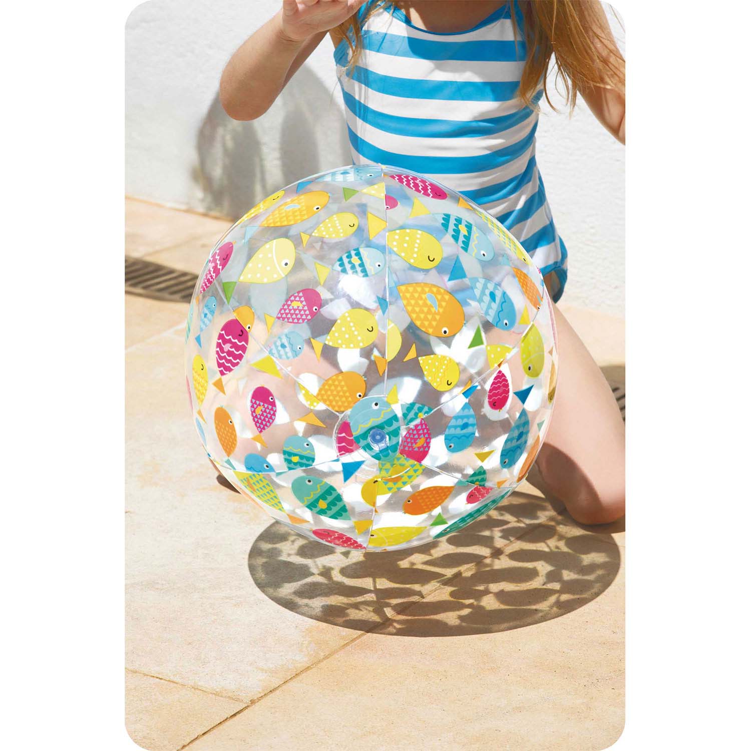 Paplūdimio kamuolys linksmas žuvis 51 cm INTEX 59040