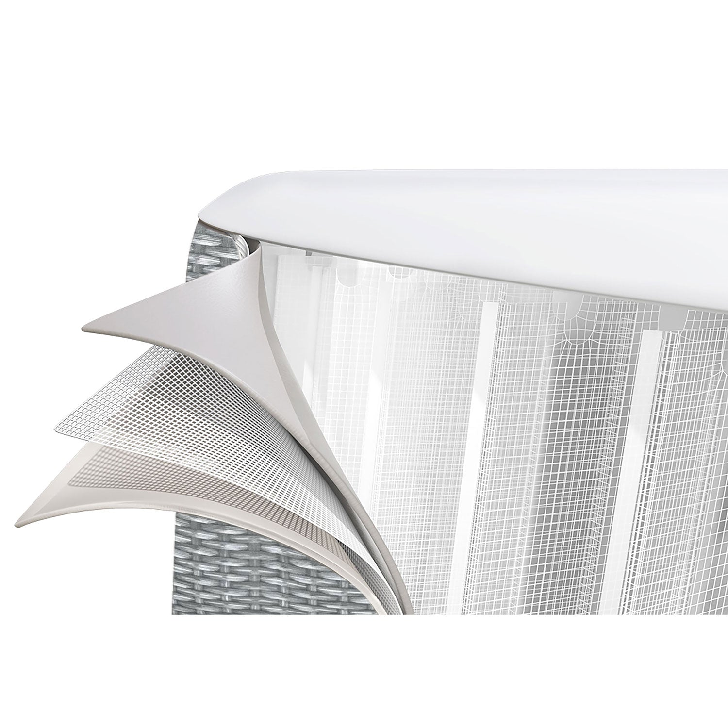 Dėgnėtinas SPA Lay-Z Bali Grey 6 asmenų Bestway 6001N