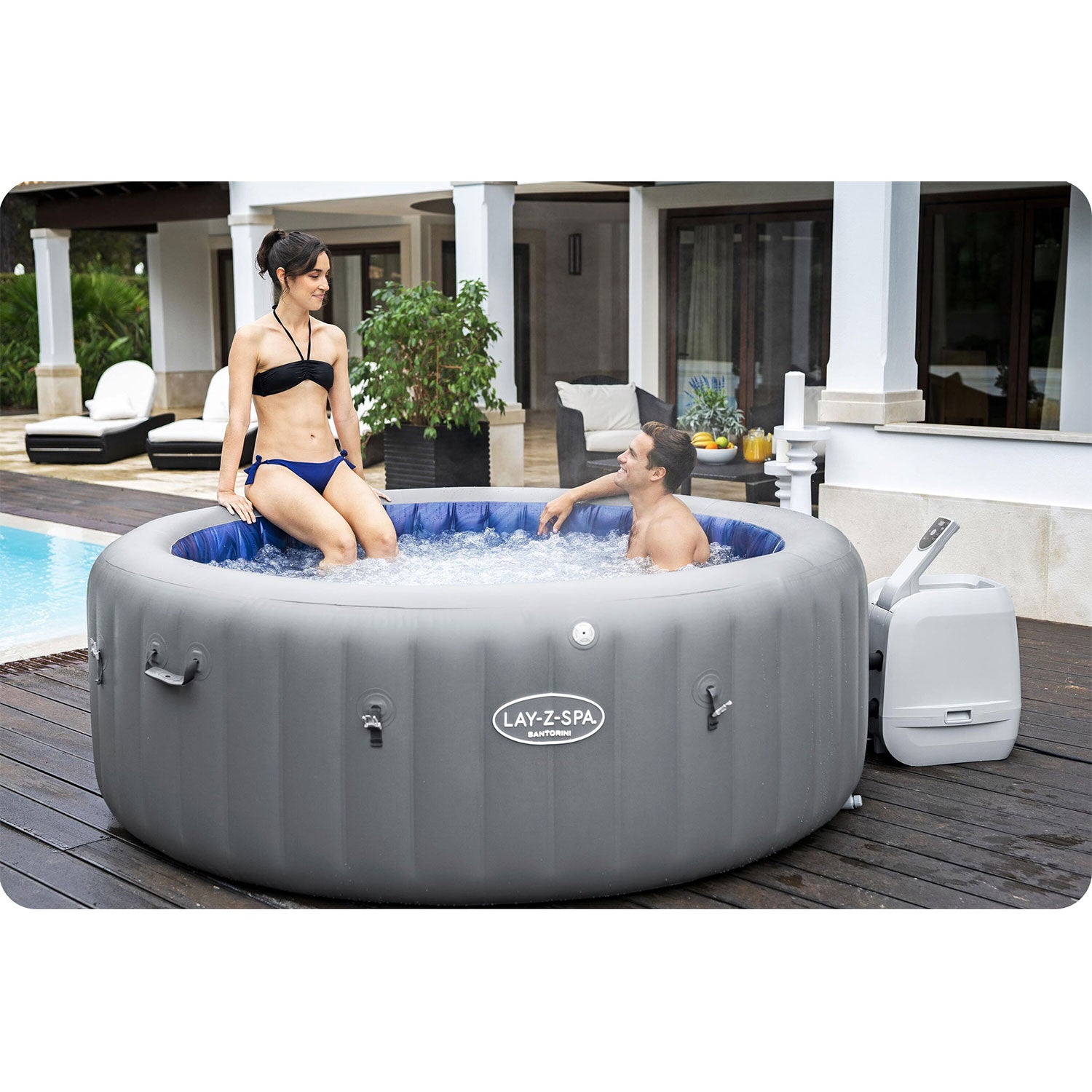 SPA Lay-Z Santorini Pro 7 asmenų Bestway 6001T