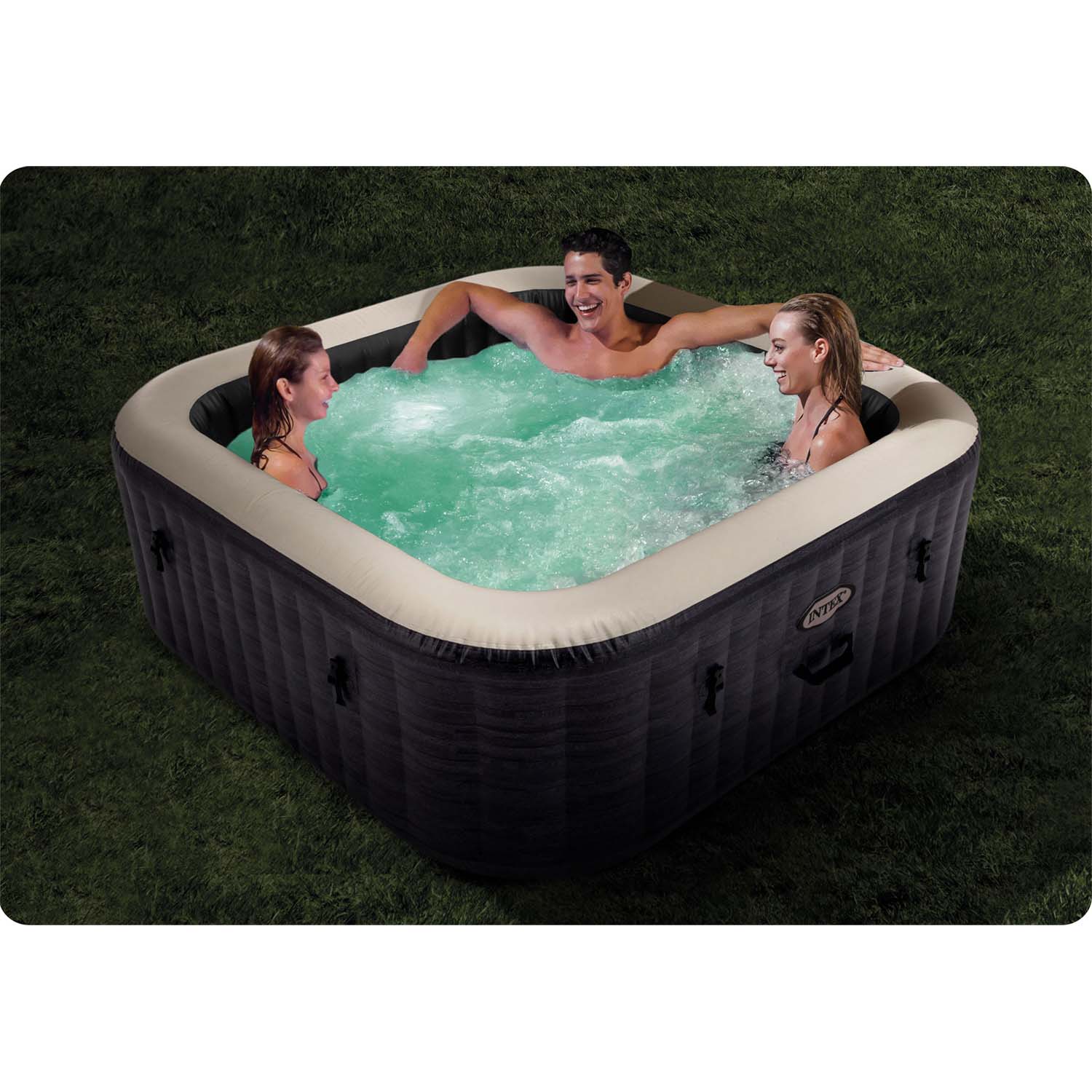 4 asmenų INTEX 28450 džiovinamieji hidromasažo SPA