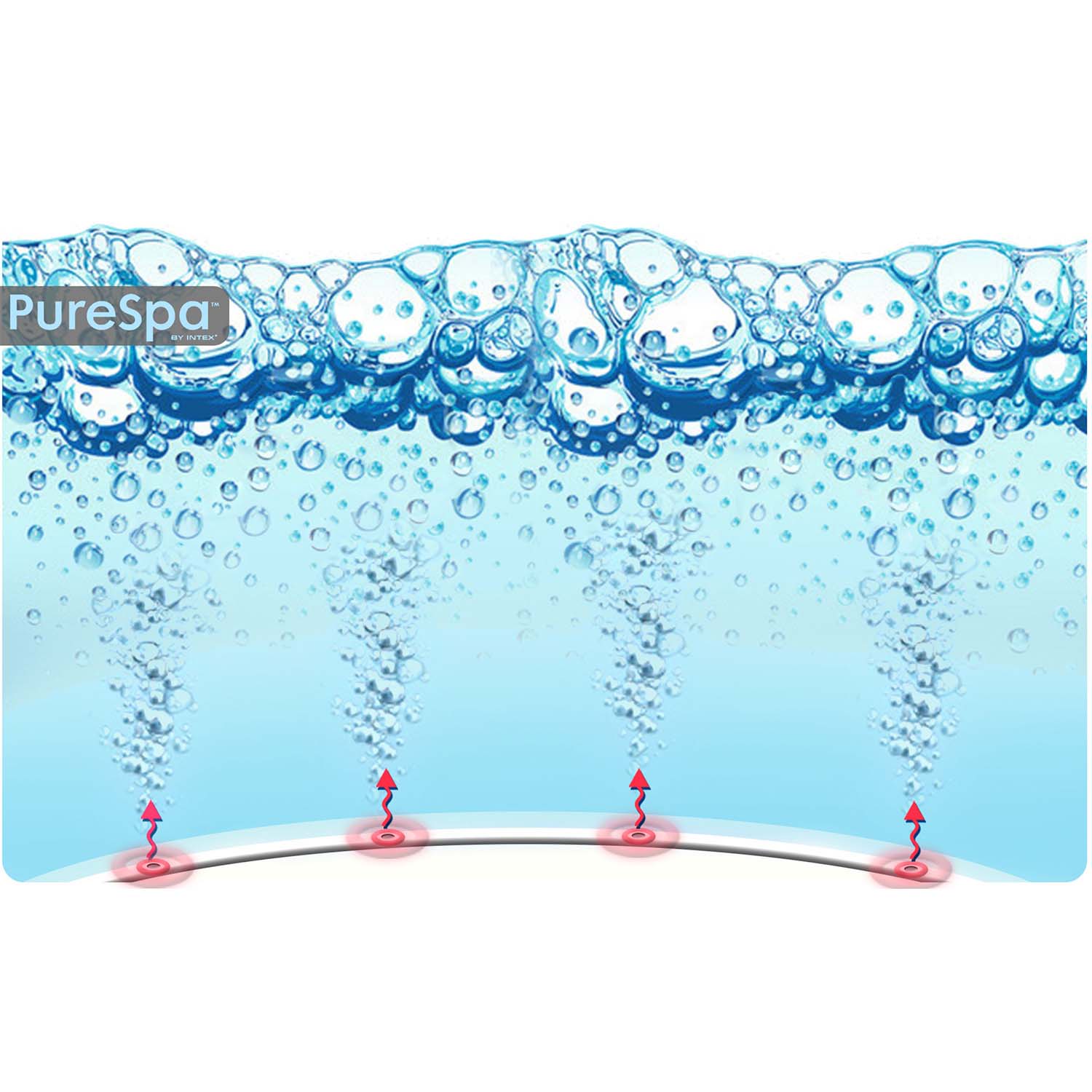 4 asmenų INTEX 28450 džiovinamieji hidromasažo SPA