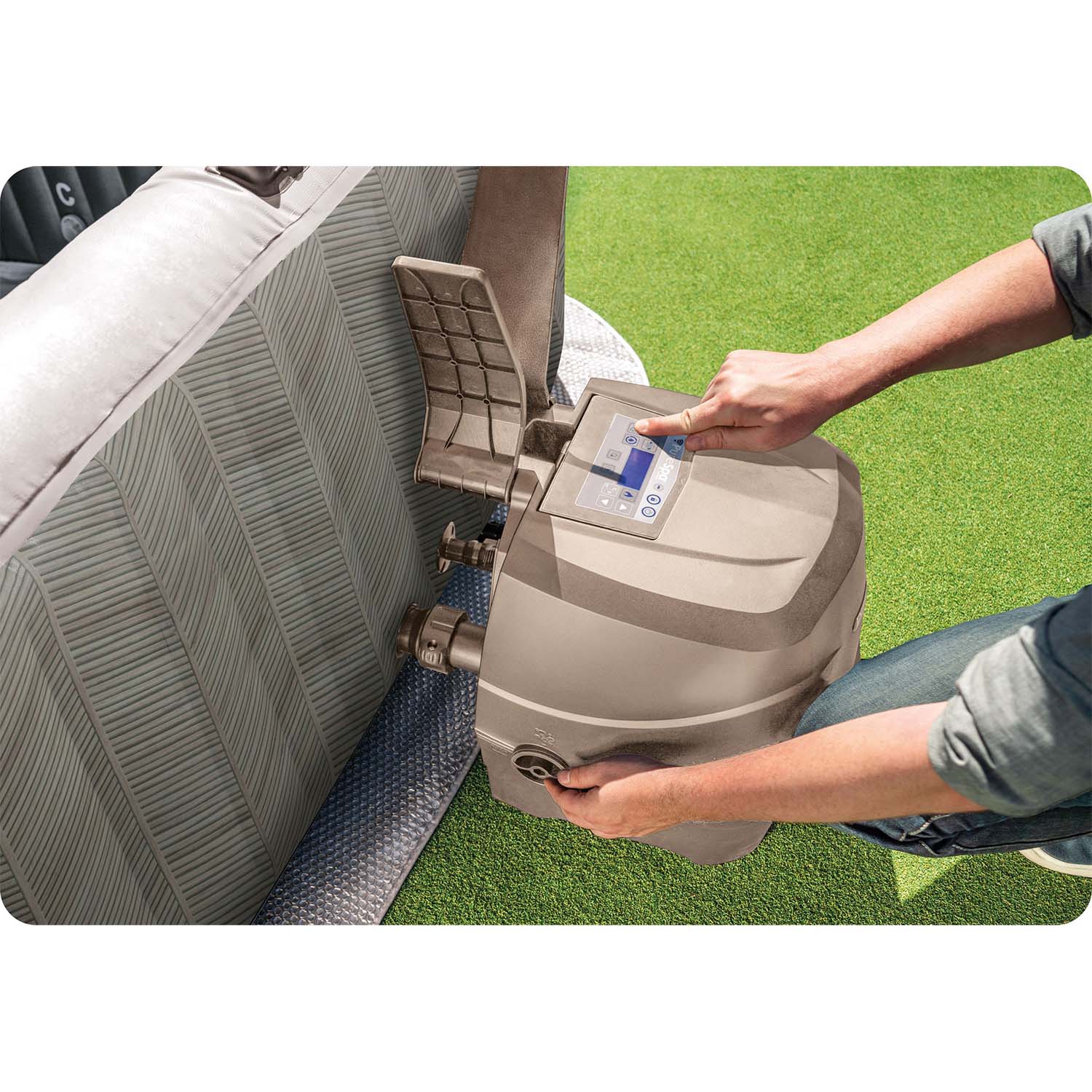 6 asmenų INTEX 28472 džiovinamieji hidromasažo SPA