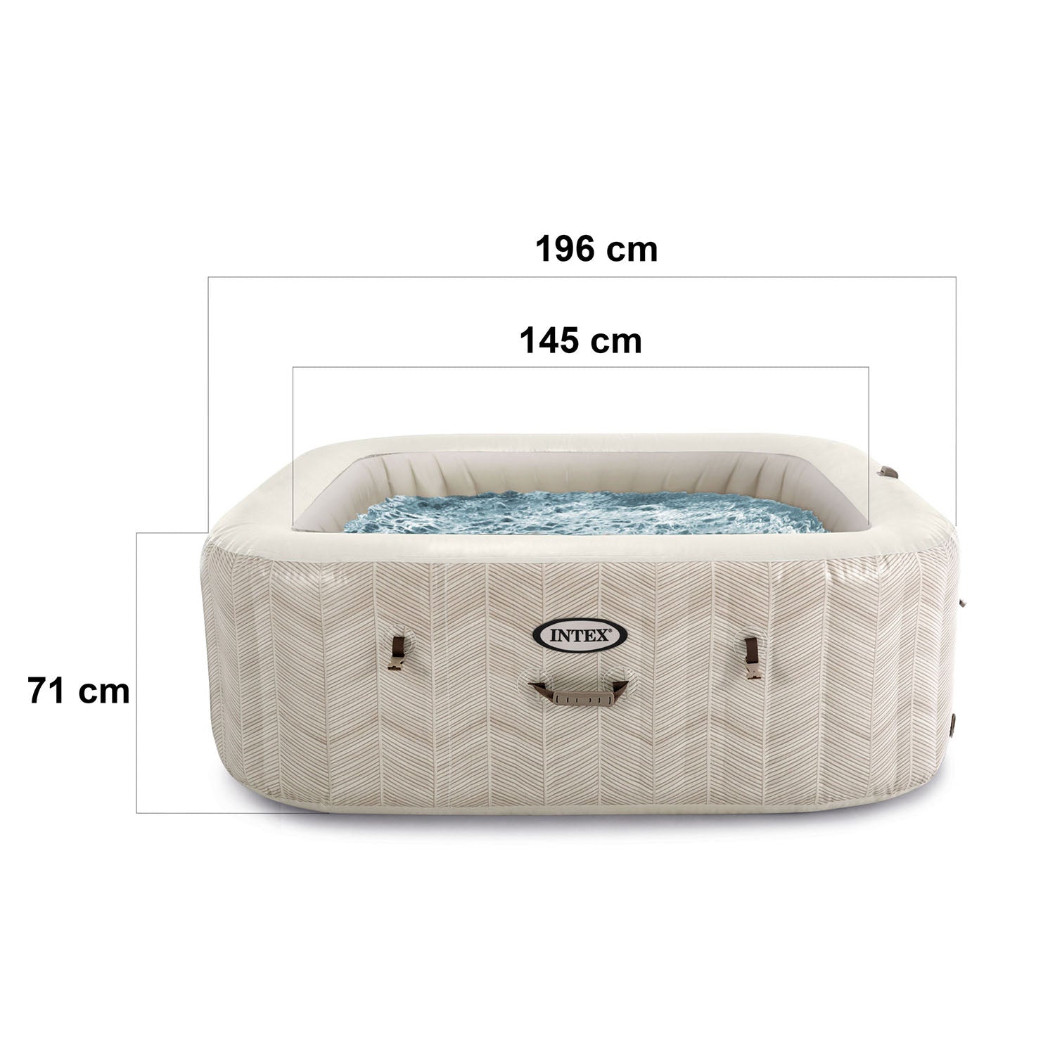 6 asmenų INTEX 28472 džiovinamieji hidromasažo SPA