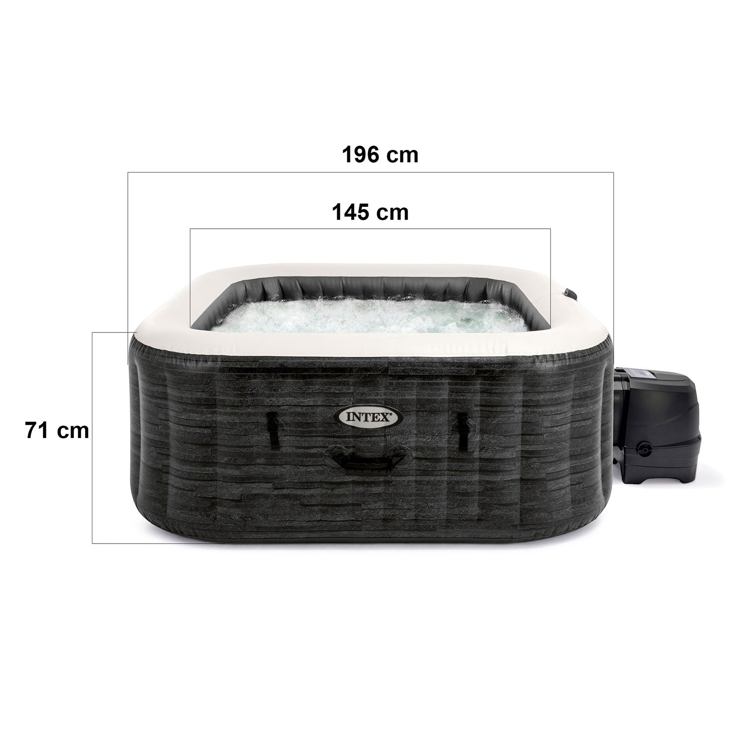 6 asmenų INTEX 28452 džiovinamieji hidromasažo SPA