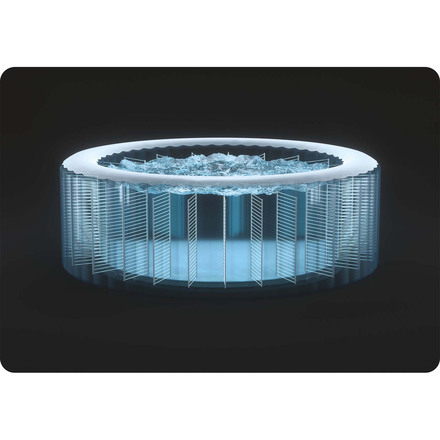 SPA su hidromasažu 6 asmenų INTEX 28452 Hidromasažas 28452NP LED