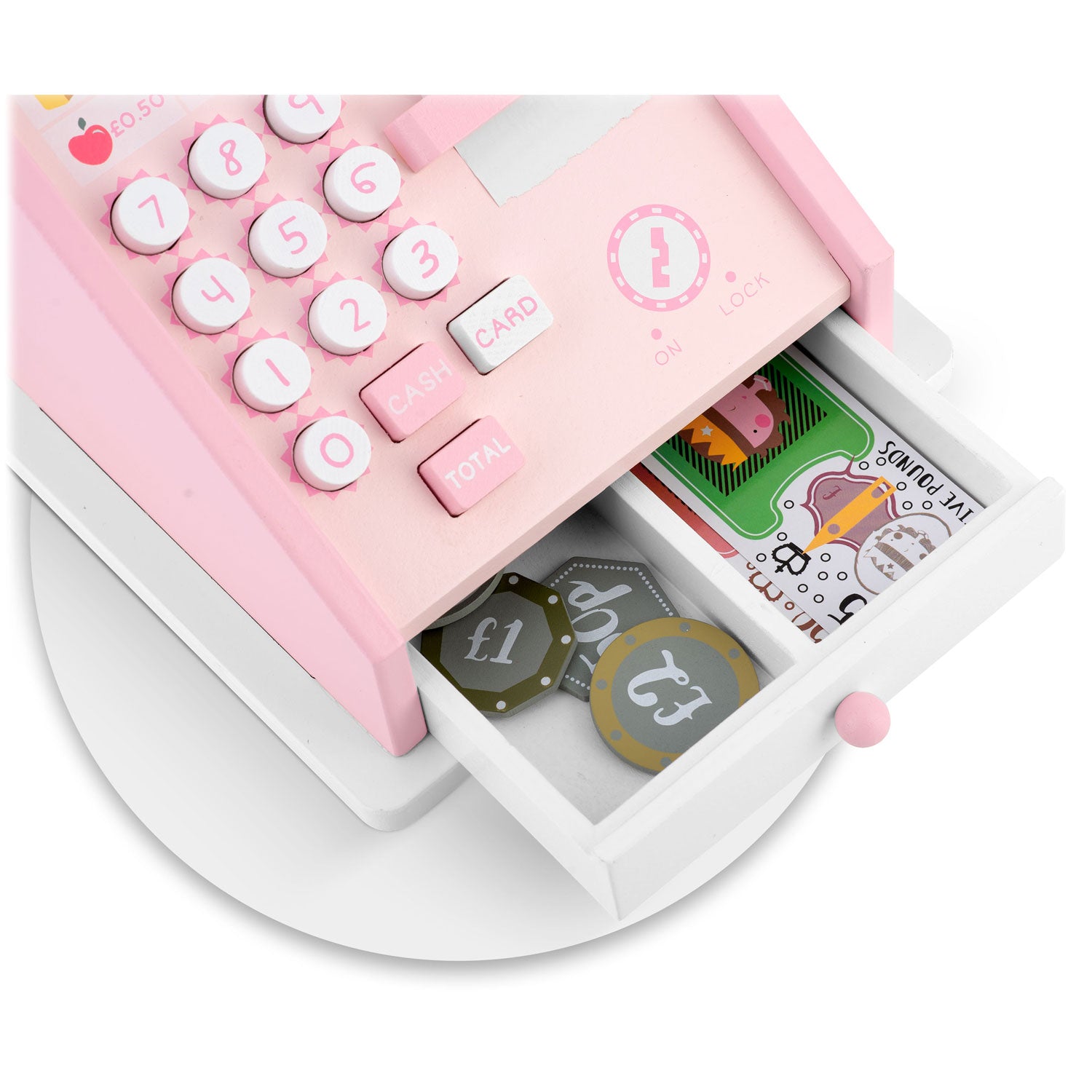 RK-868 Ricokids medinis žaislas parduotuvės kasos