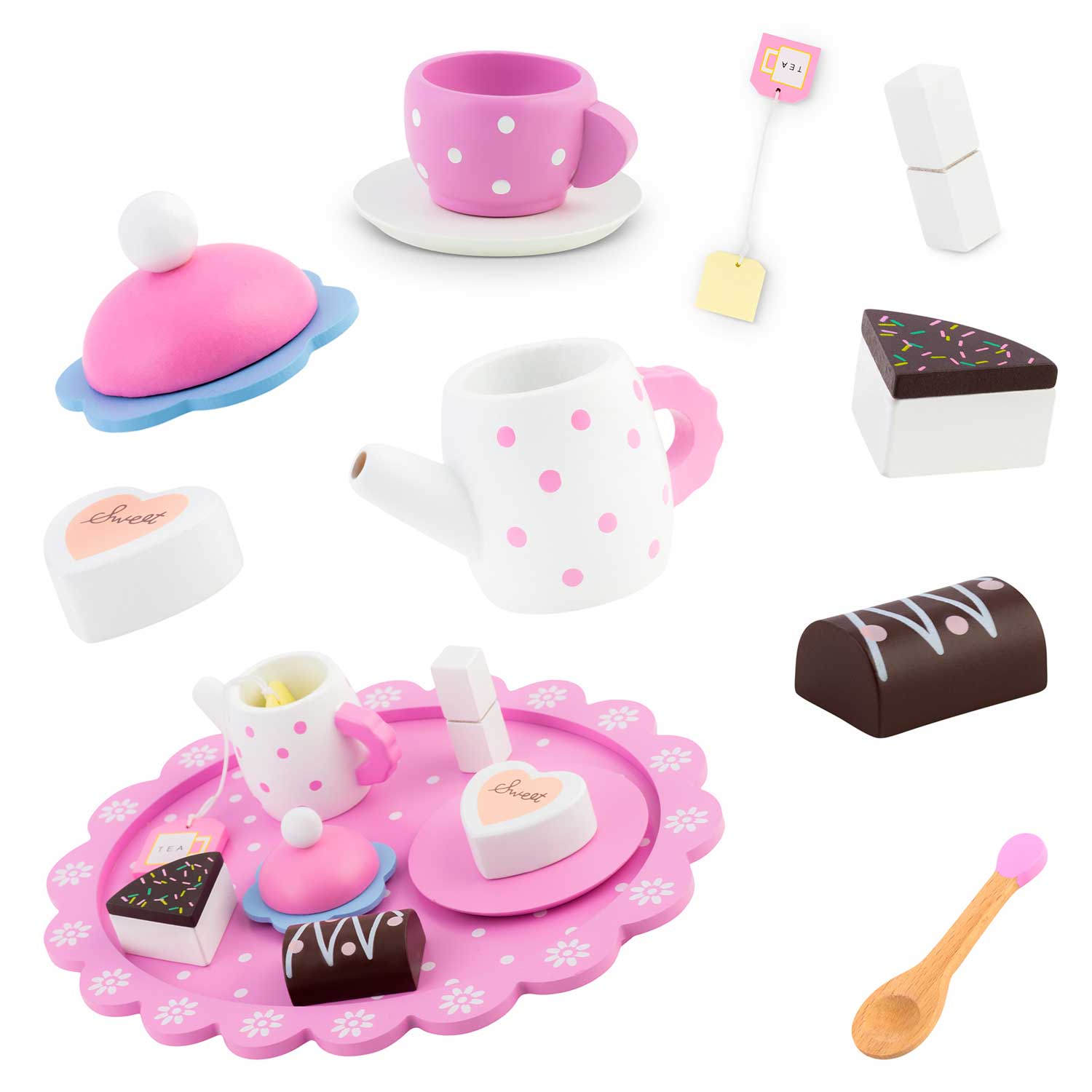 RK-869 Ricokids medinis žaislas arbatos komplektas