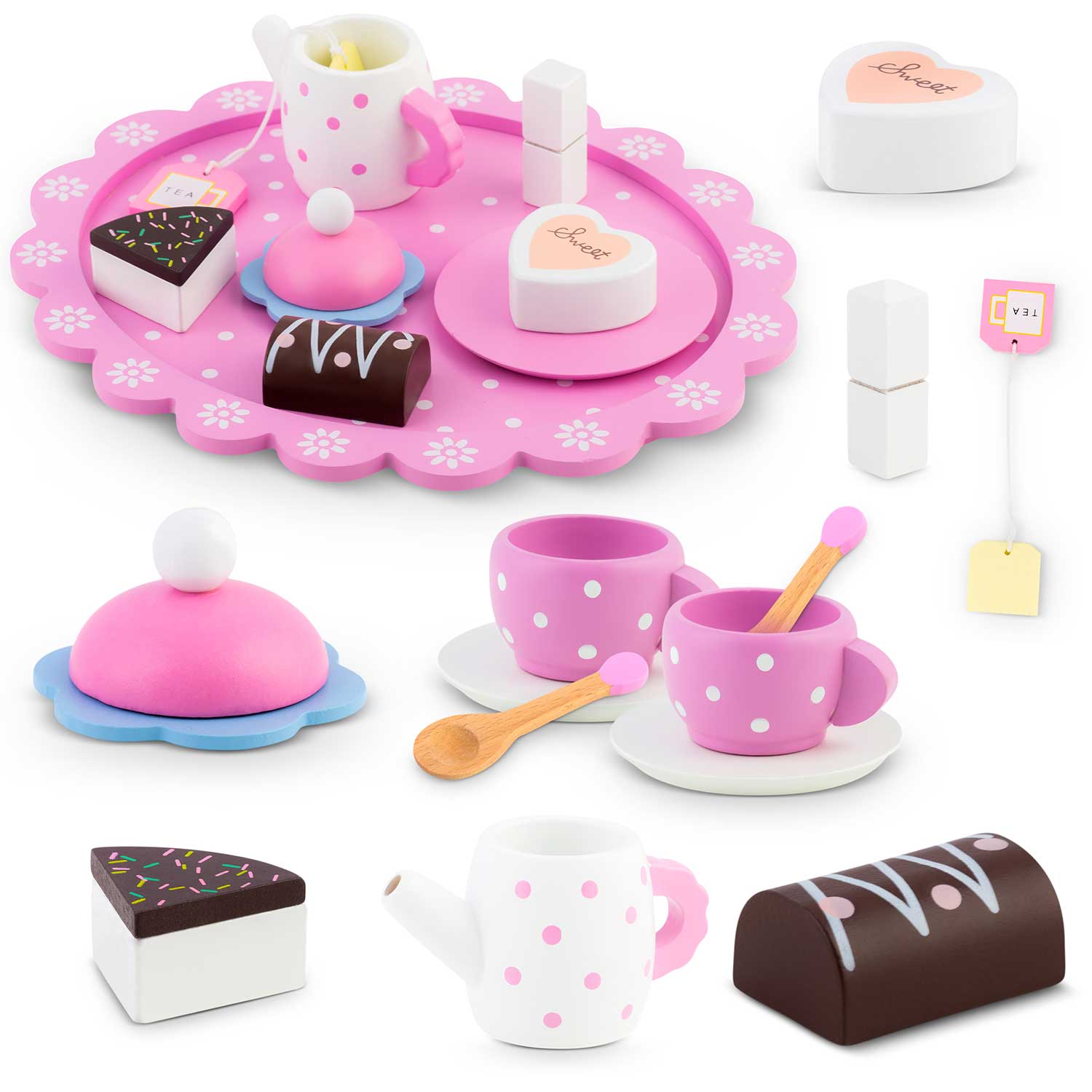 RK-869 Ricokids medinis žaislas arbatos komplektas