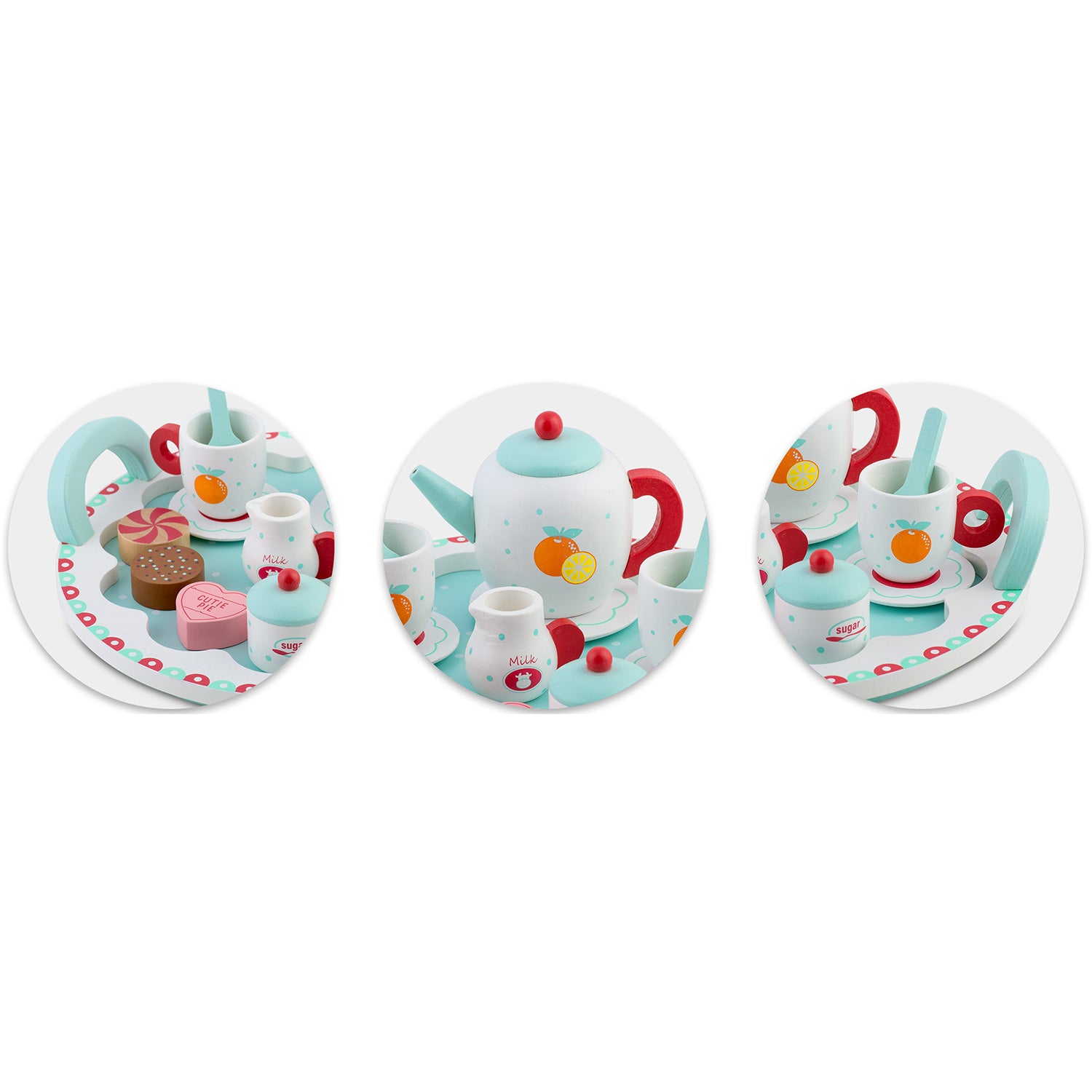 RK-869 Ricokids medinis žaislas arbatos komplektas