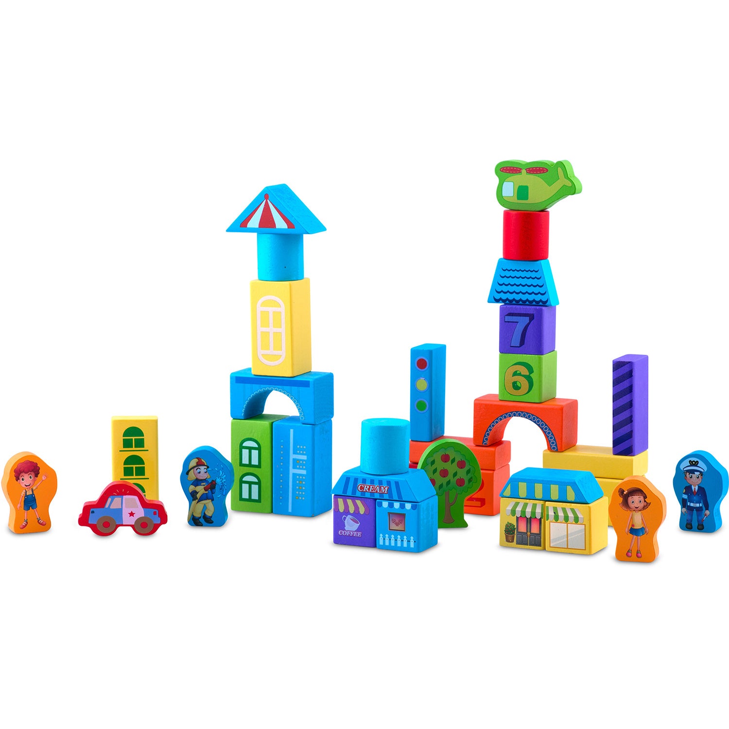 RK-871 Ricokids medinės edukacinės blokės