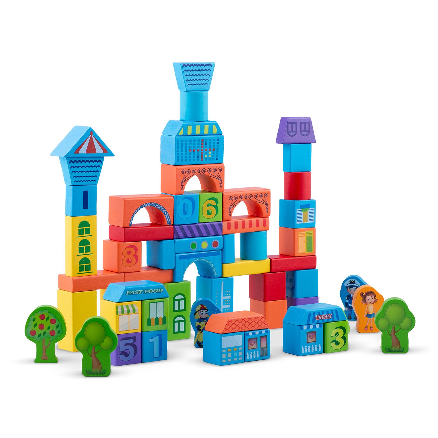 RK-871 Ricokids medinės edukacinės blokės