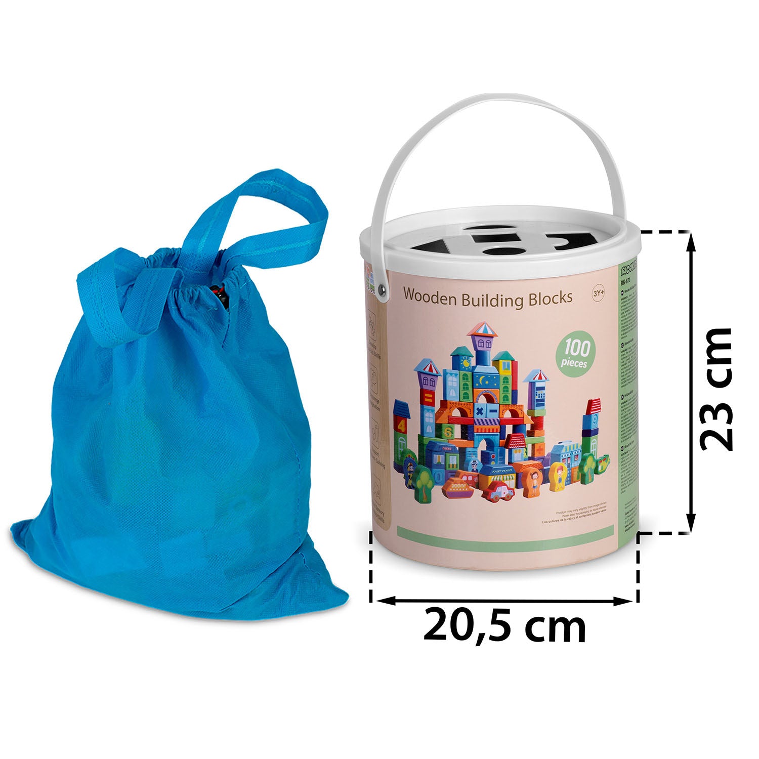 RK-871 Ricokids medinės edukacinės blokės